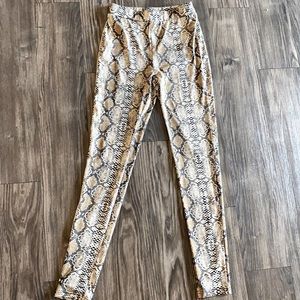 Snake skin tights